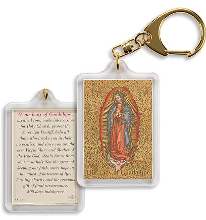 Our Lady of Guadalupe(Mystical Rose) Keychain